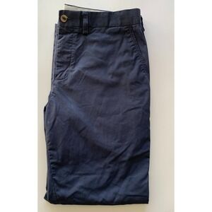 Tailorbyrd Navy Blue Pants 36x30 Belted Cotton/Poly Blend 10" Rise Casual Prem